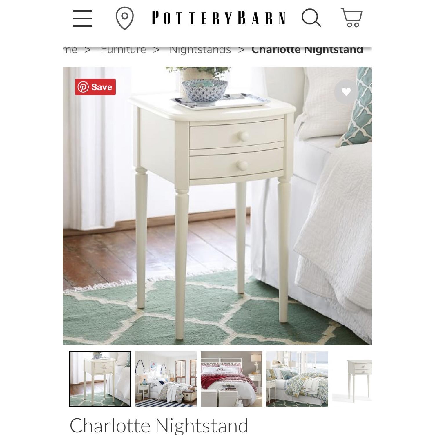 Pottery Barn Charlotte Nightstands - image-2