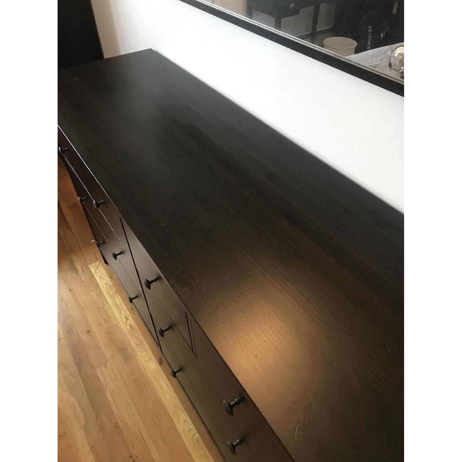 Ikea Hemnes 8-Drawer Dresser in Black-Brown - image-8