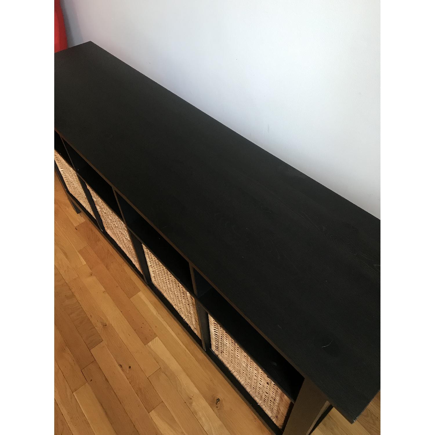 Ikea Hemnes Console Table in Black-Brown - image-3