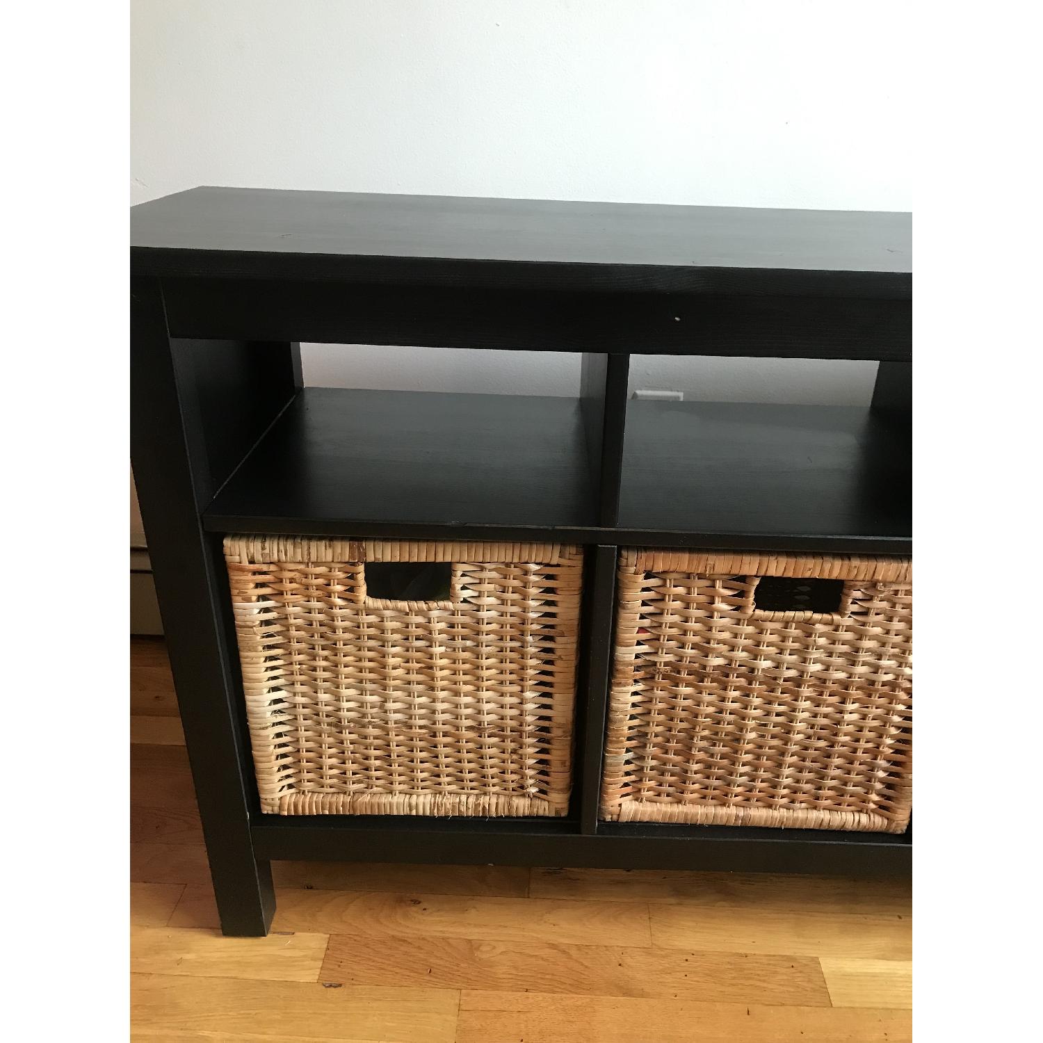 Ikea Hemnes Console Table in Black-Brown - image-4