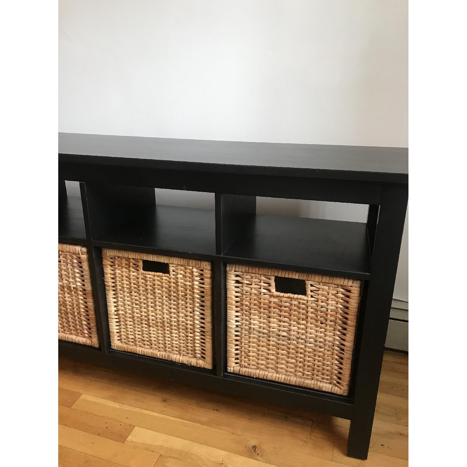 Ikea Hemnes Console Table in Black-Brown - image-8