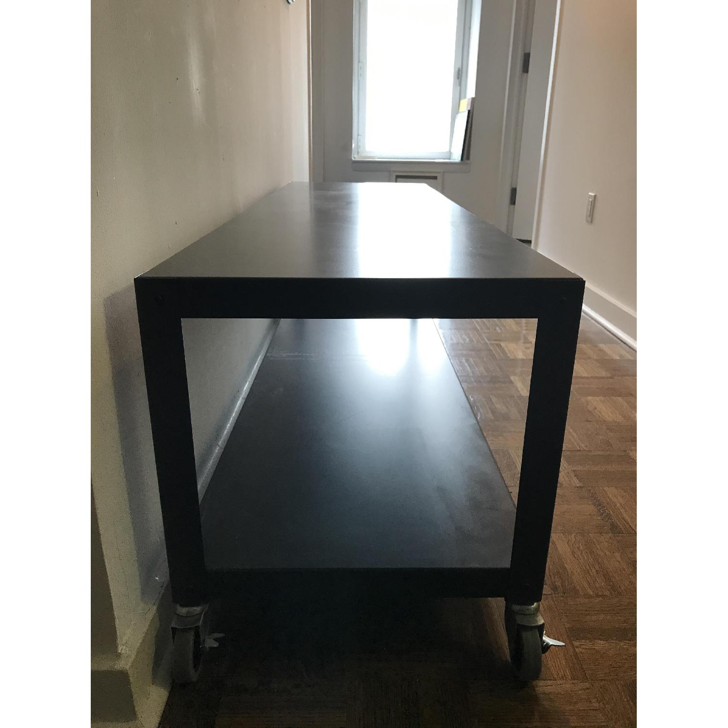 CB2 Go Cart Rolling TV Stand/Coffee Table/Side Table - image-2