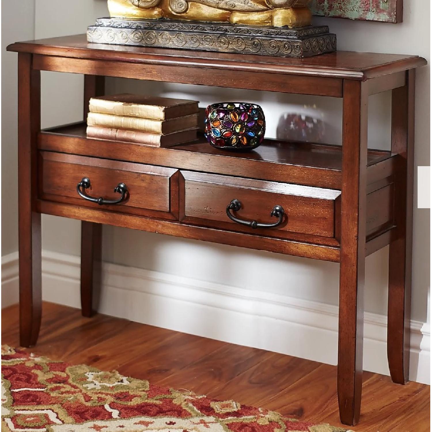 Pier 1 Wooden Console Table - image-5
