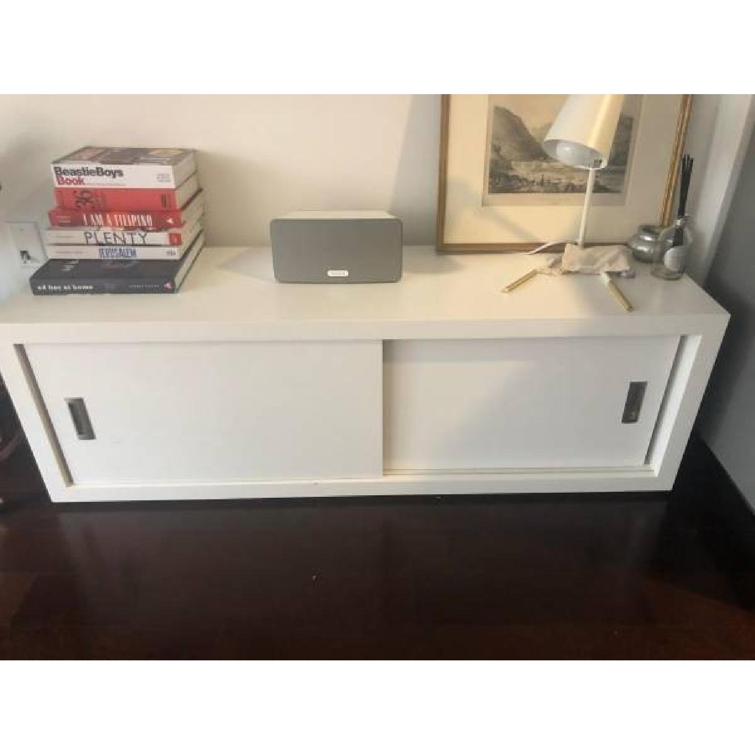 Crate & Barrel Modular Sliding Door Storage Unit - image-1