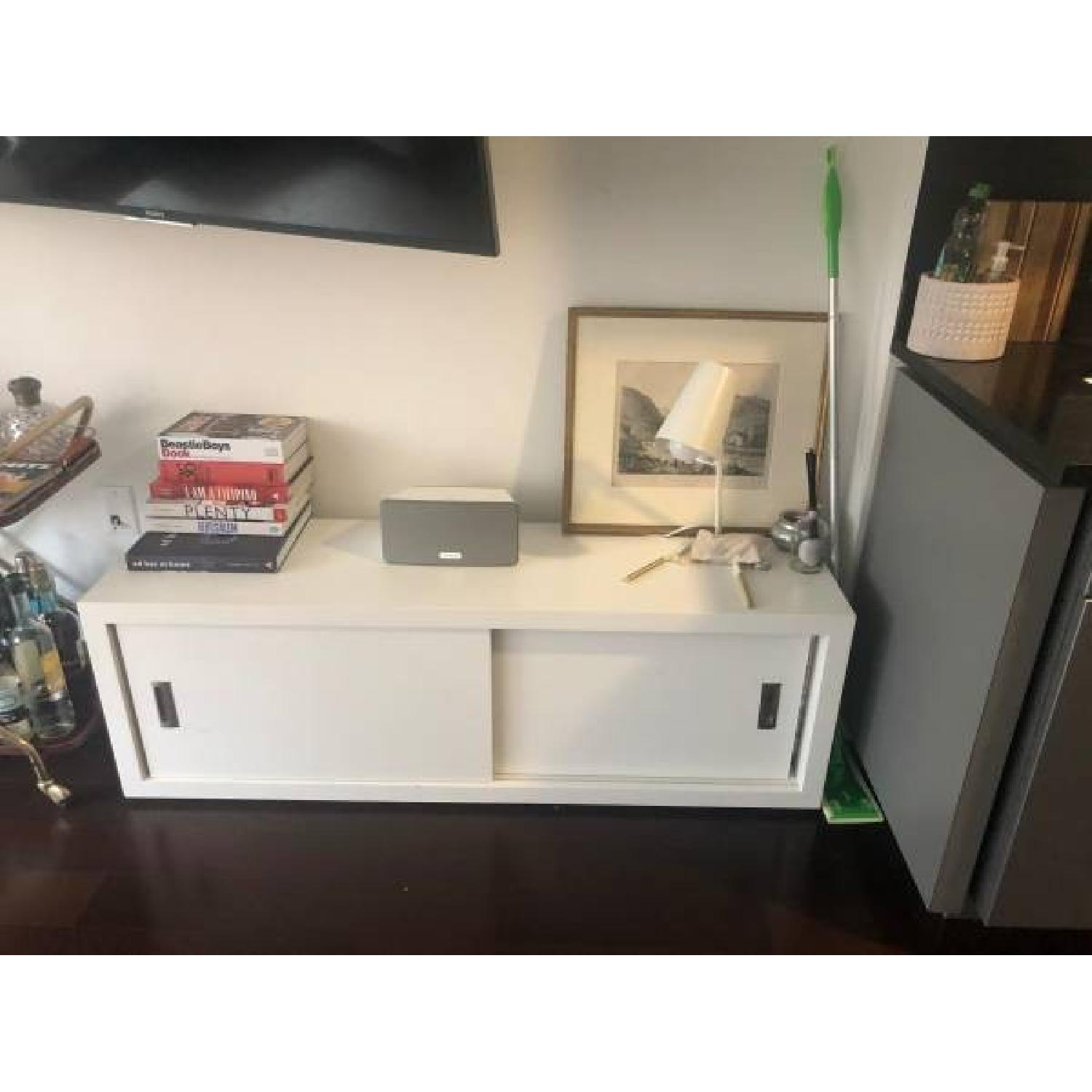 Crate & Barrel Modular Sliding Door Storage Unit - image-2