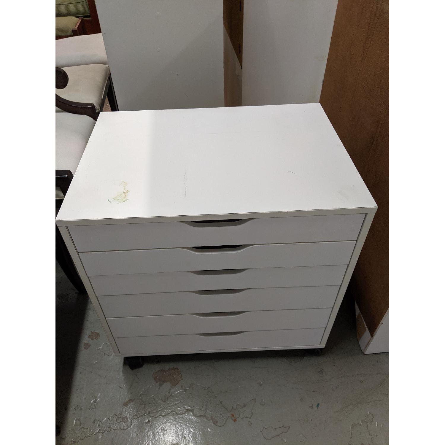 CB2 6-Drawer White Flat File Cabinet - image-3