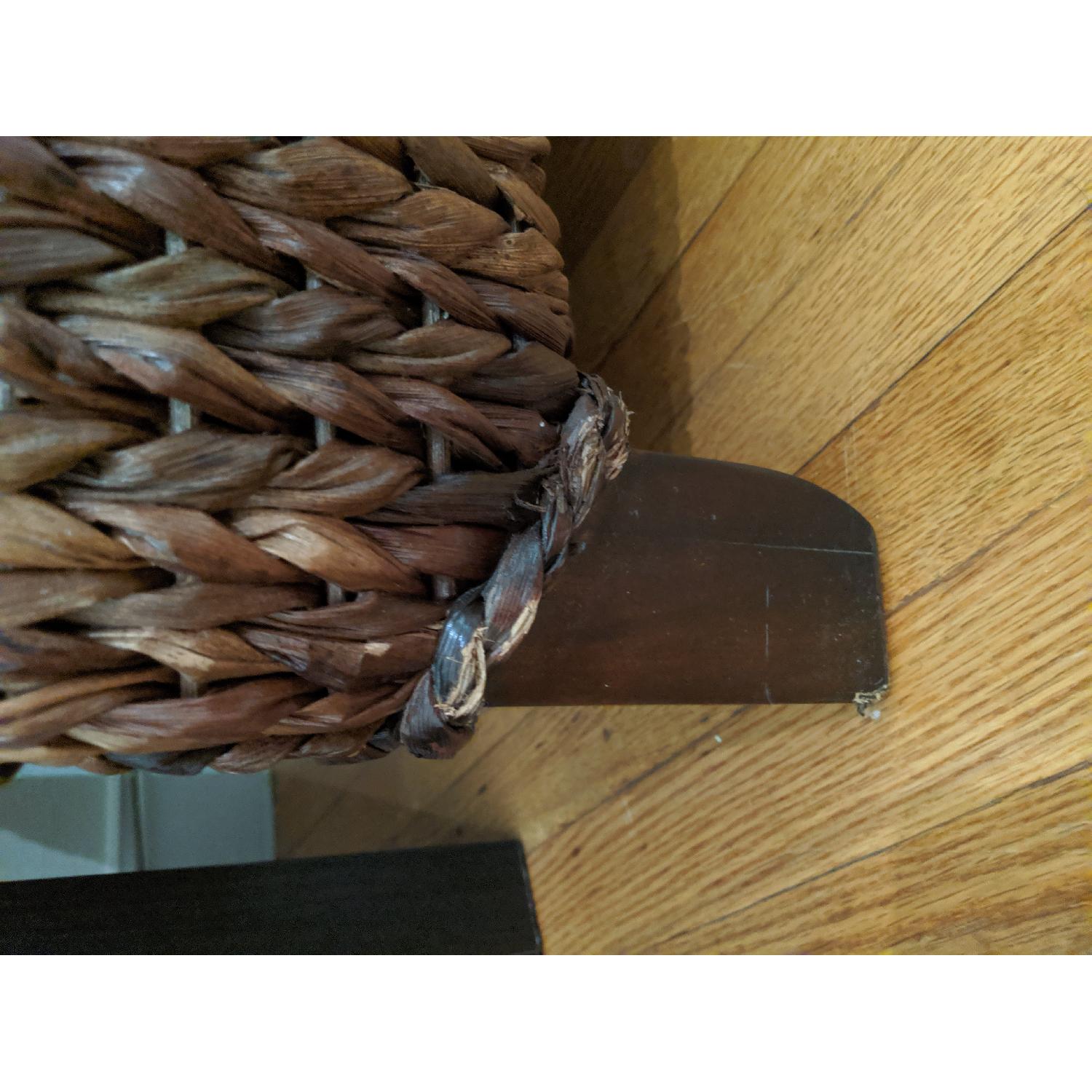 Pottery Barn Seagrass Wingback Armchair - image-3