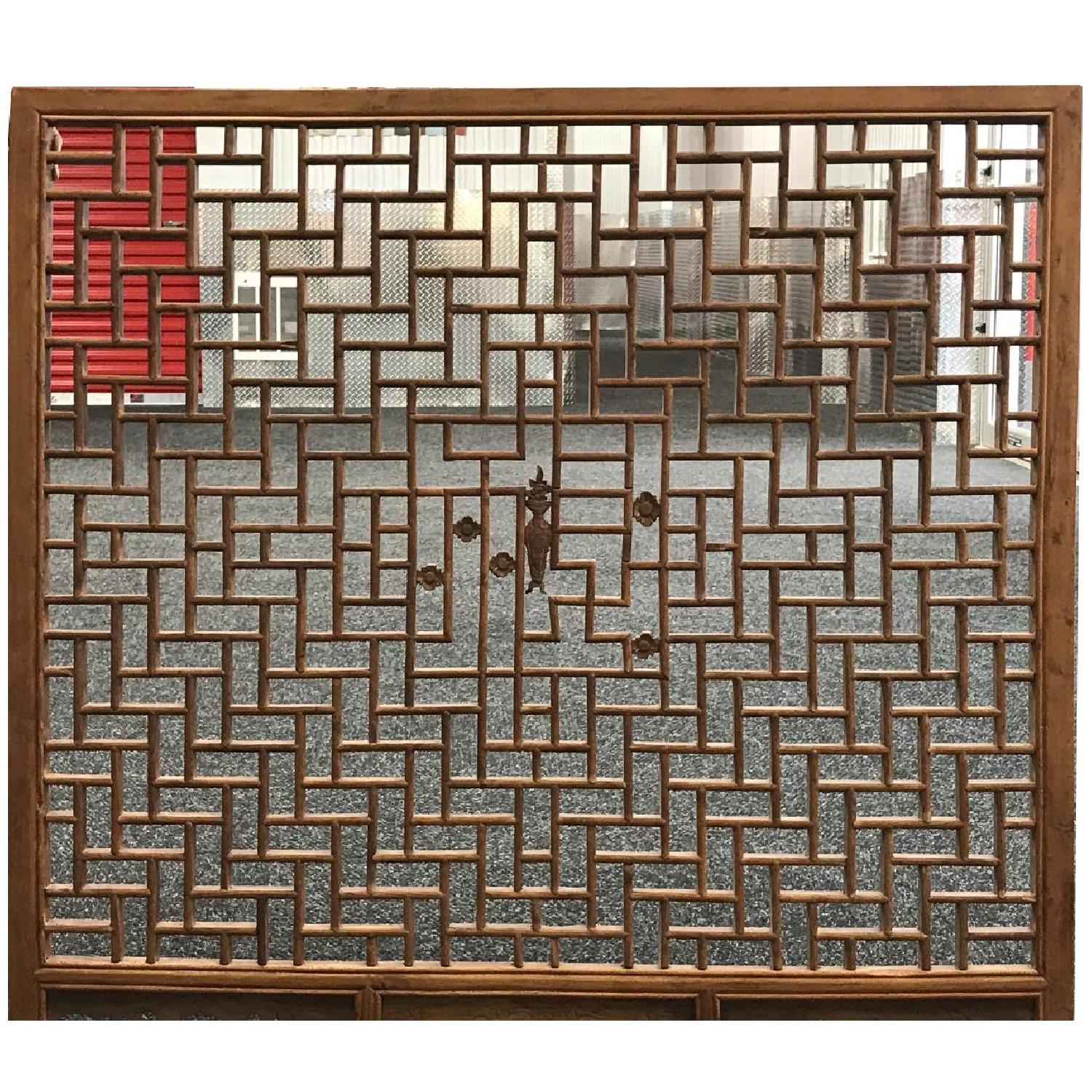 Antique Chinese Wall Screen - image-0