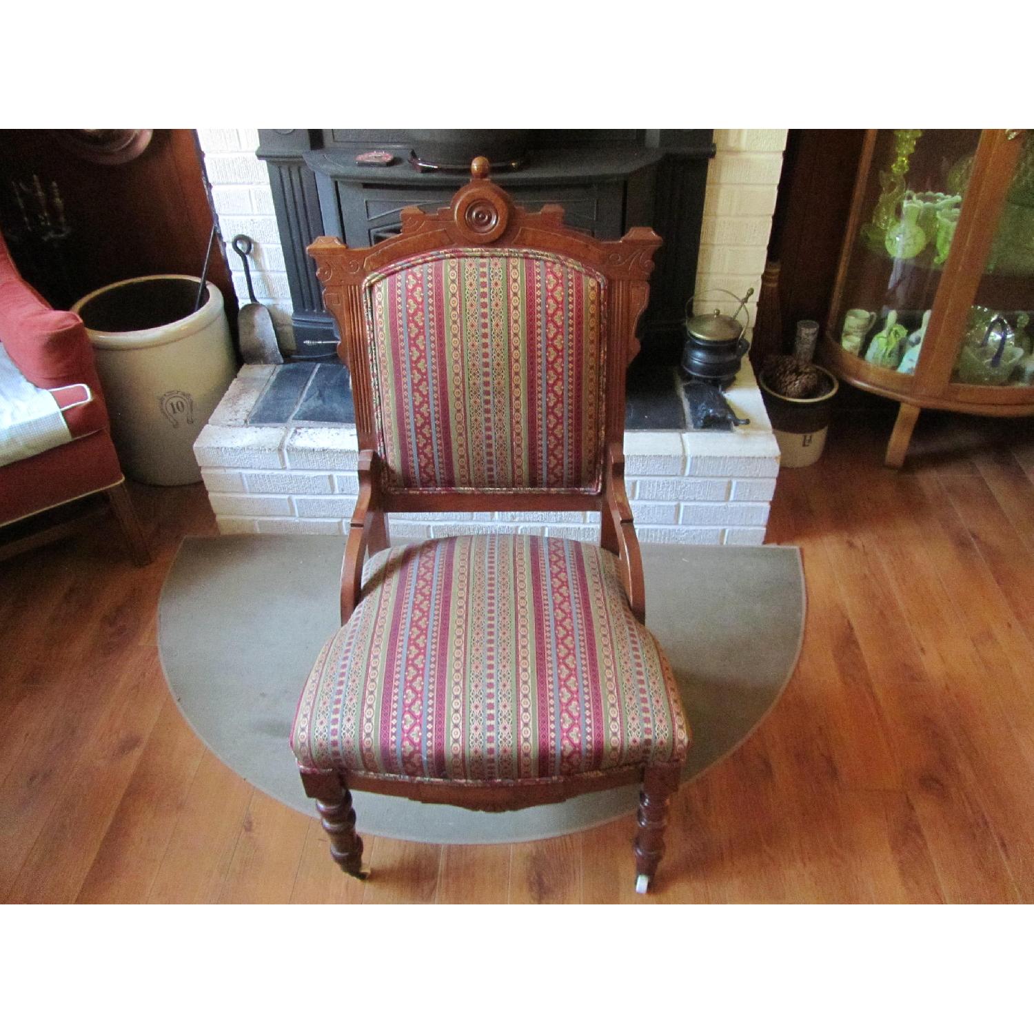 Vintage Victorian Eastlake Chair - image-1
