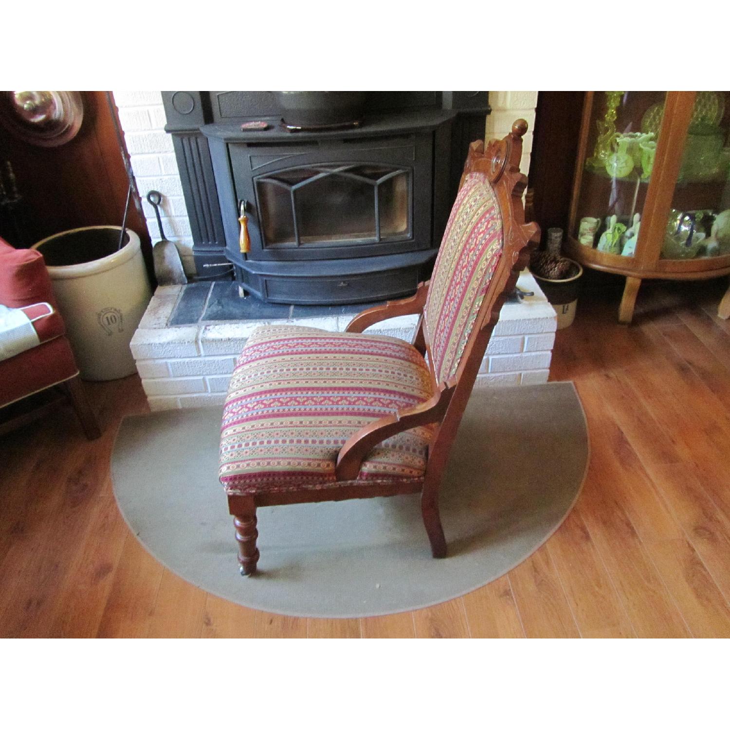 Vintage Victorian Eastlake Chair - image-3