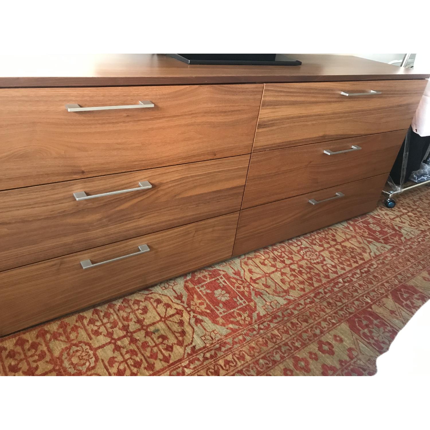 BoConcept Walnut Veneer 6 Drawer Dresser - image-5