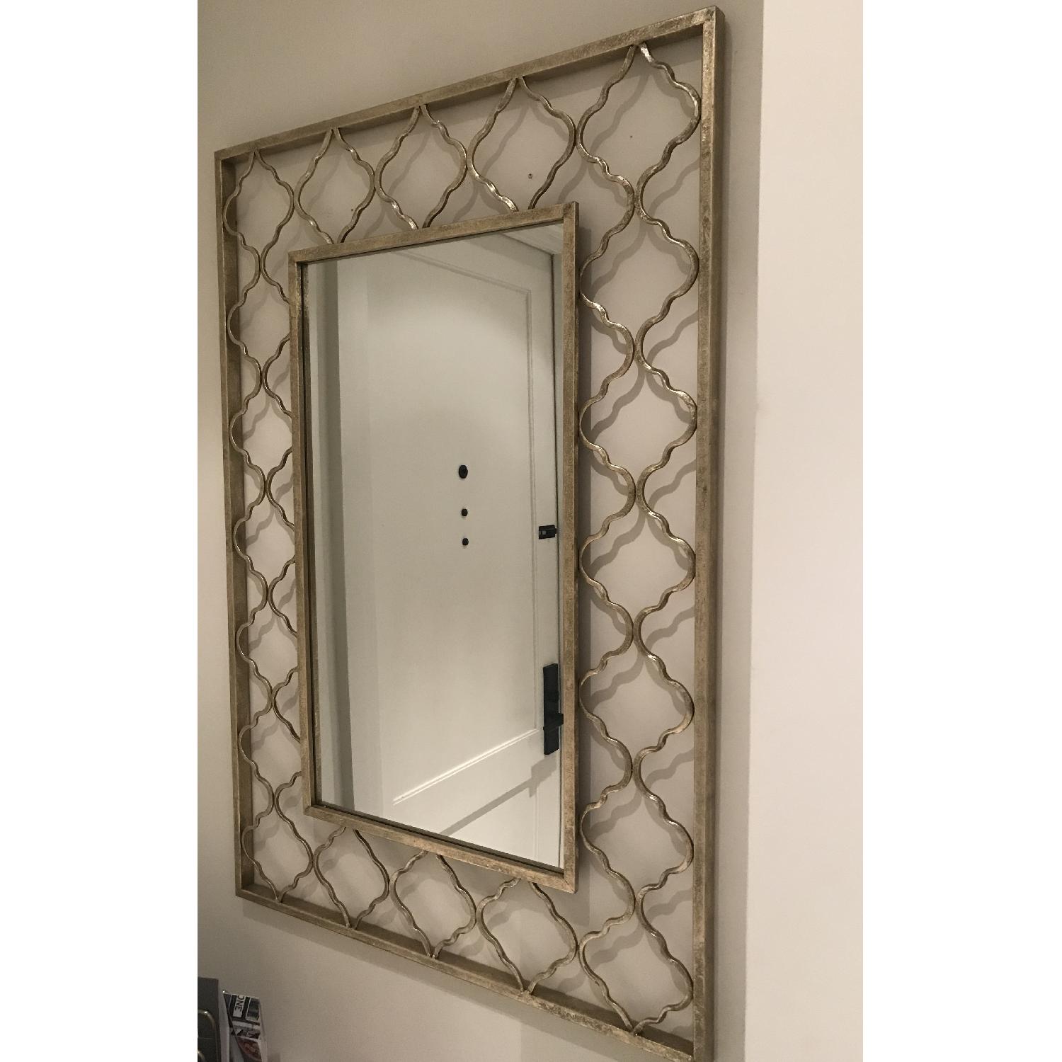 Detailed Gold Mirror - image-1