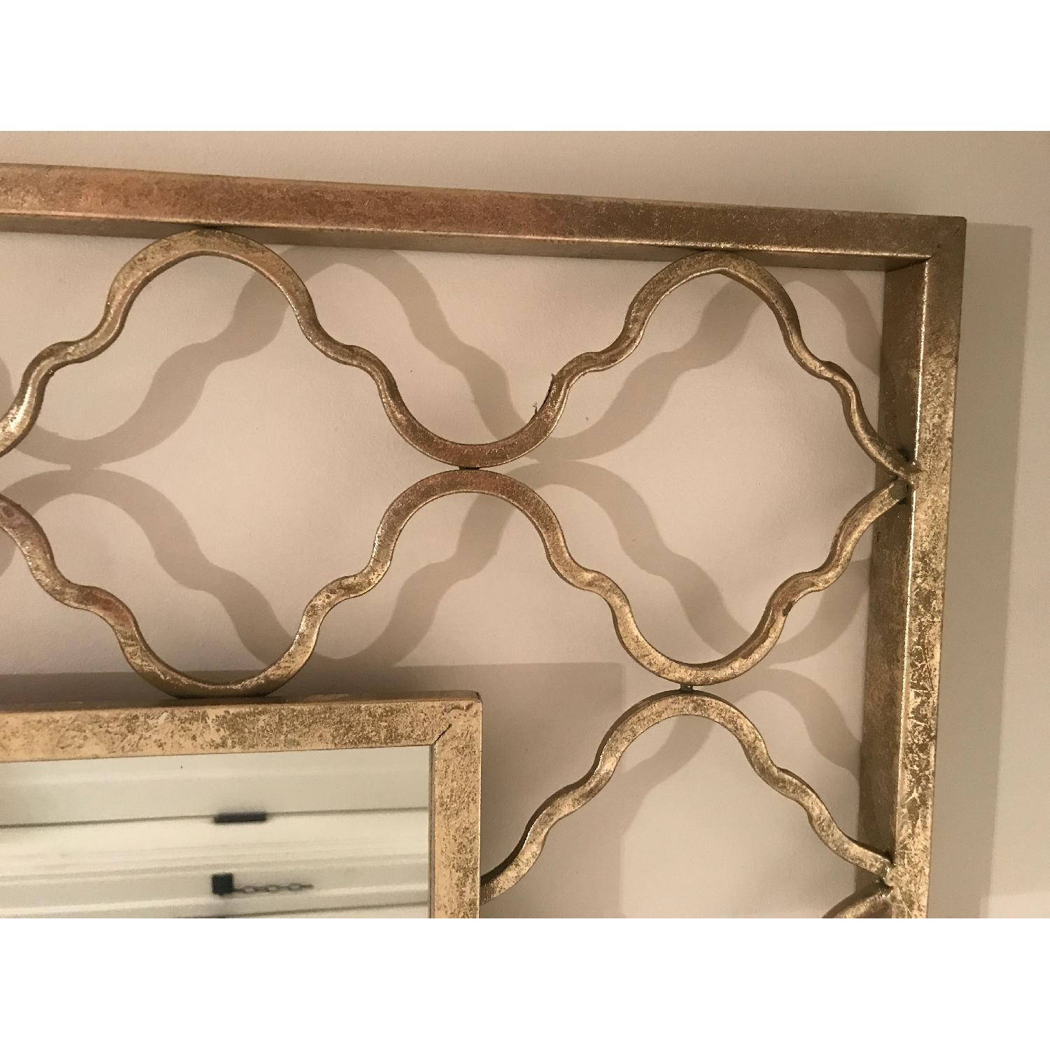 Detailed Gold Mirror - image-2