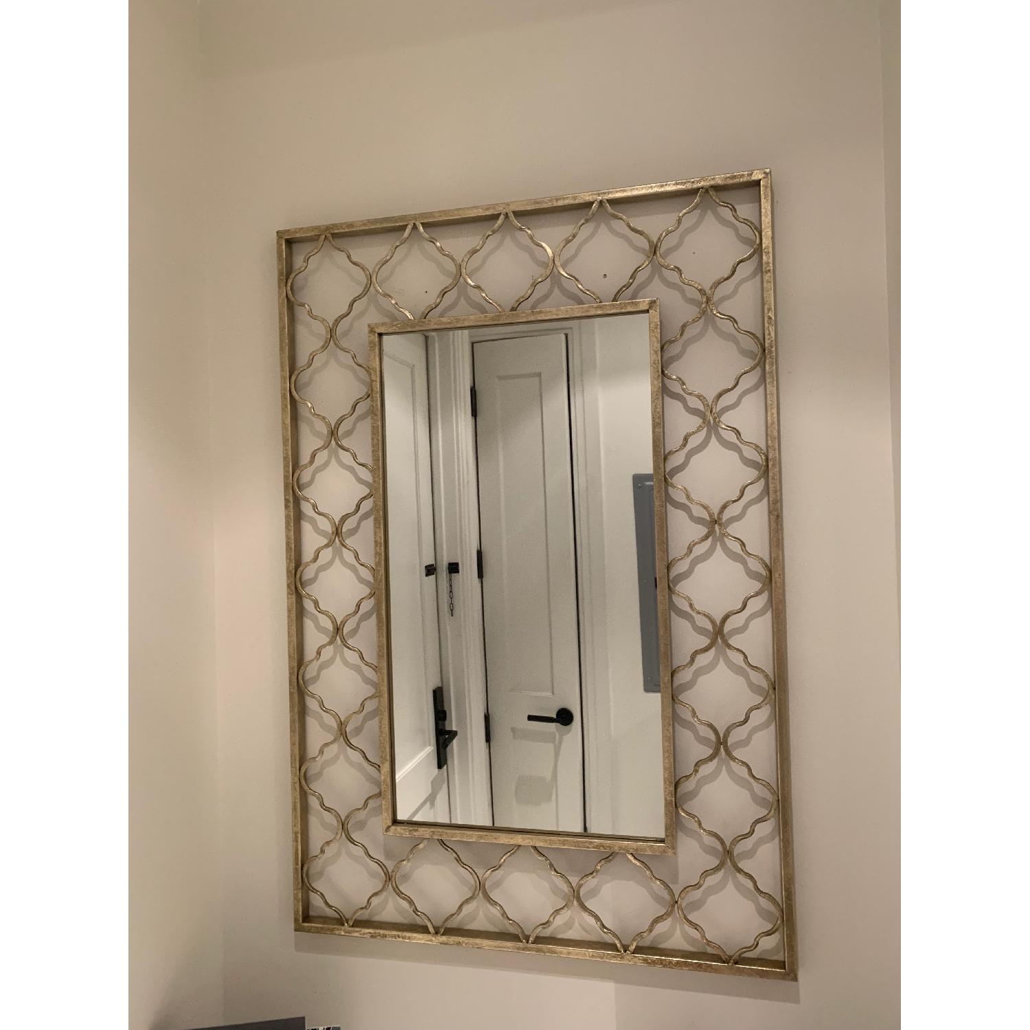 Detailed Gold Mirror - image-3