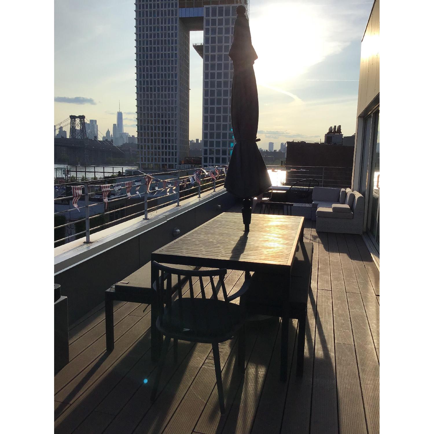 Crate & Barrel Outdoor 6-Piece Dining Set - image-1