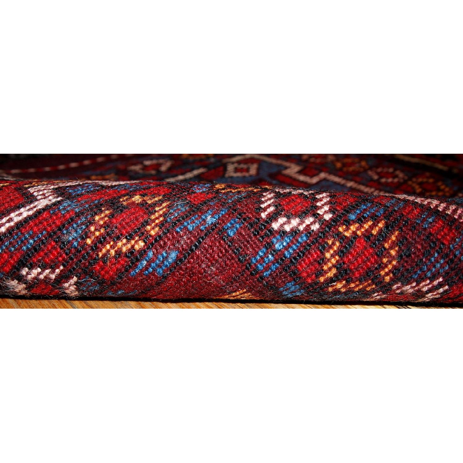 Antique Handmade Persian Kurdish Rug - image-1