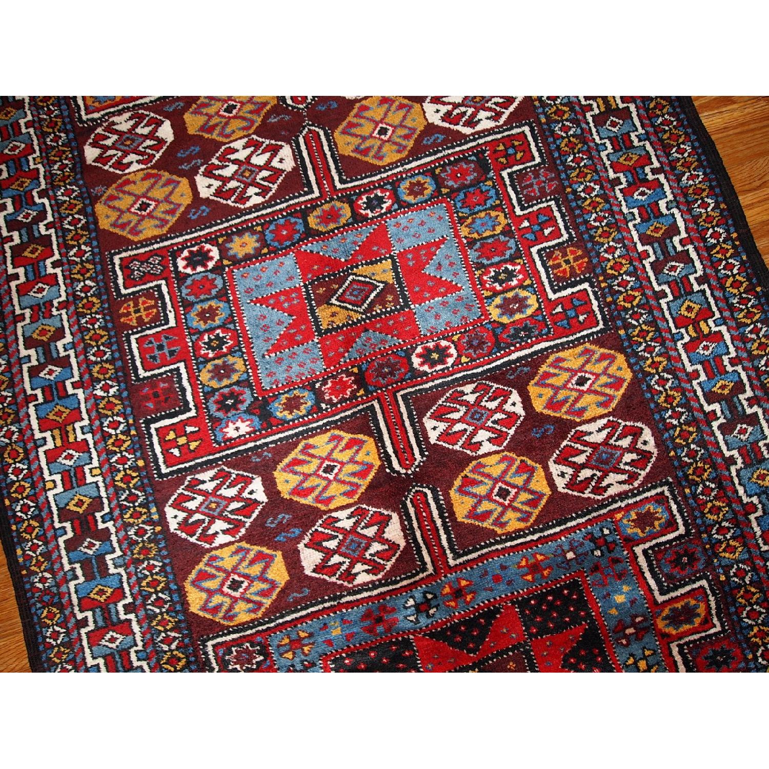 Antique Handmade Persian Kurdish Rug - image-2