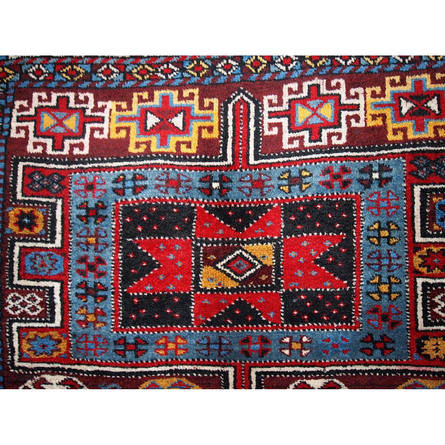 Antique Handmade Persian Kurdish Rug - image-3