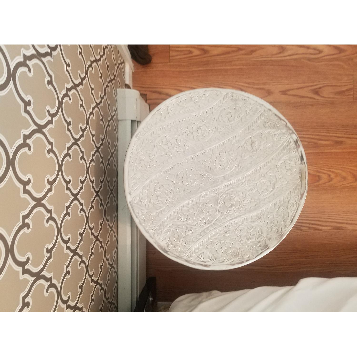 Metal Drum Side Table - image-2