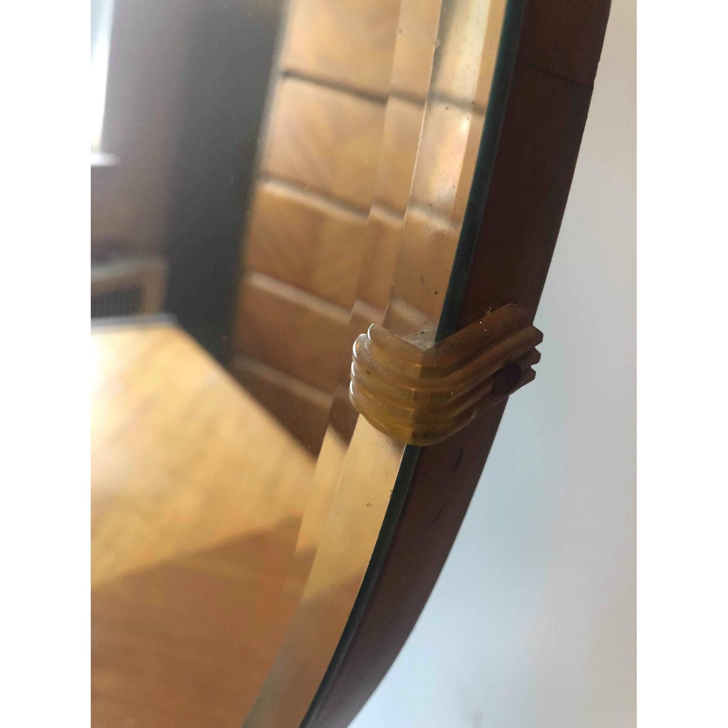 Antique 1940s Art Deco Style Waterfall Dresser w/ Mirror - image-12