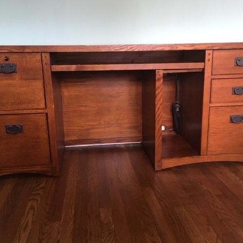 Used Martin Furniture Mission Style Computer Credenza for sale on AptDeco
