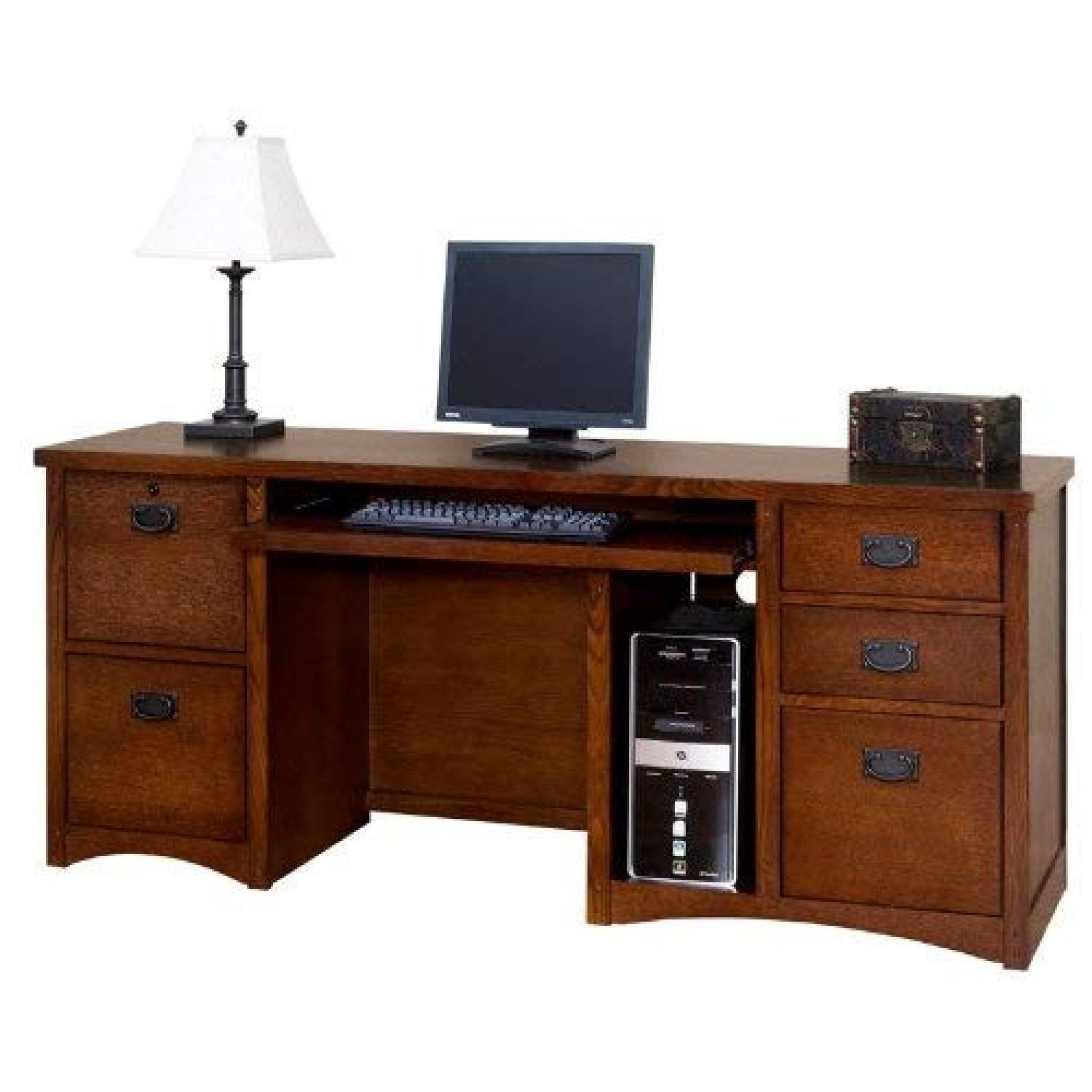 Martin Furniture Mission Style Computer Credenza - image-0