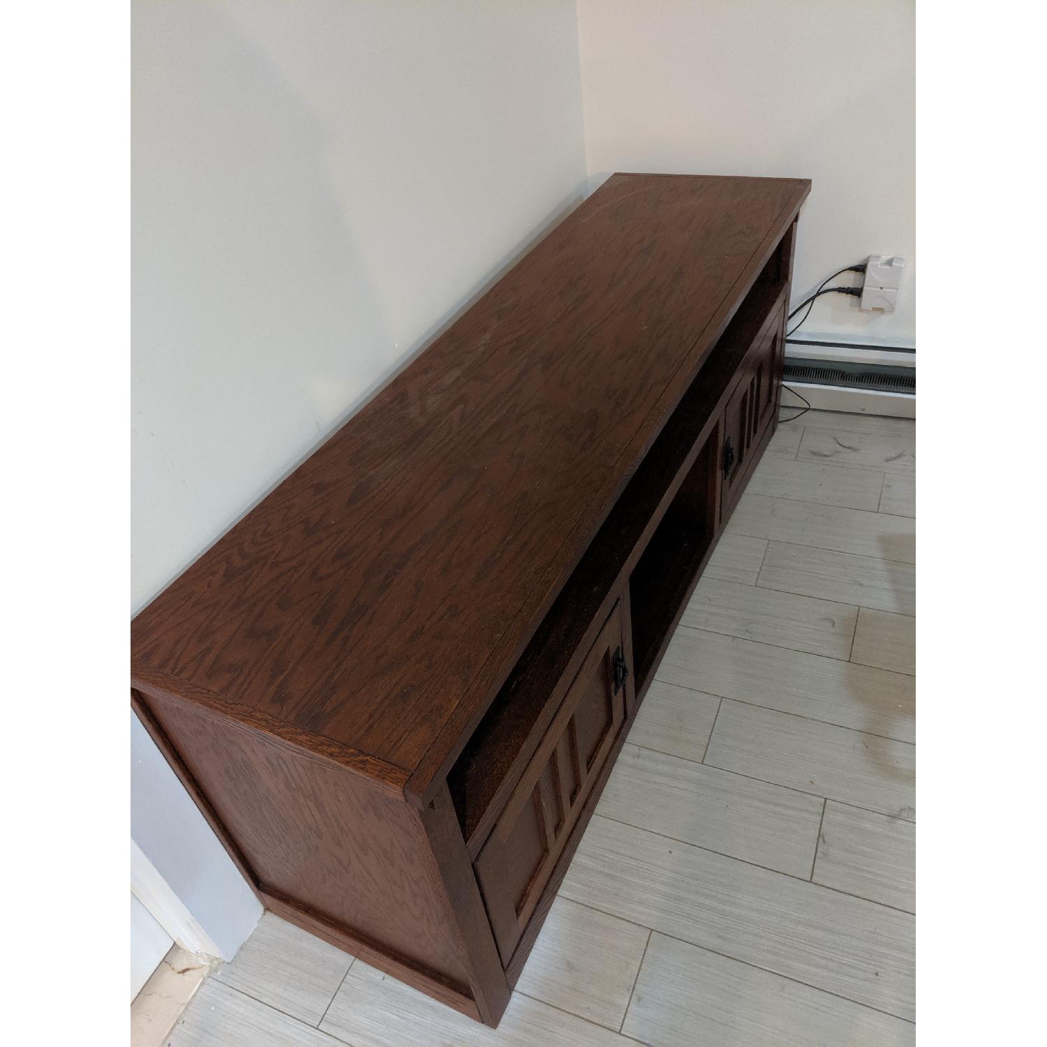 Ashley Cross Island Mission Style TV Stand - image-1