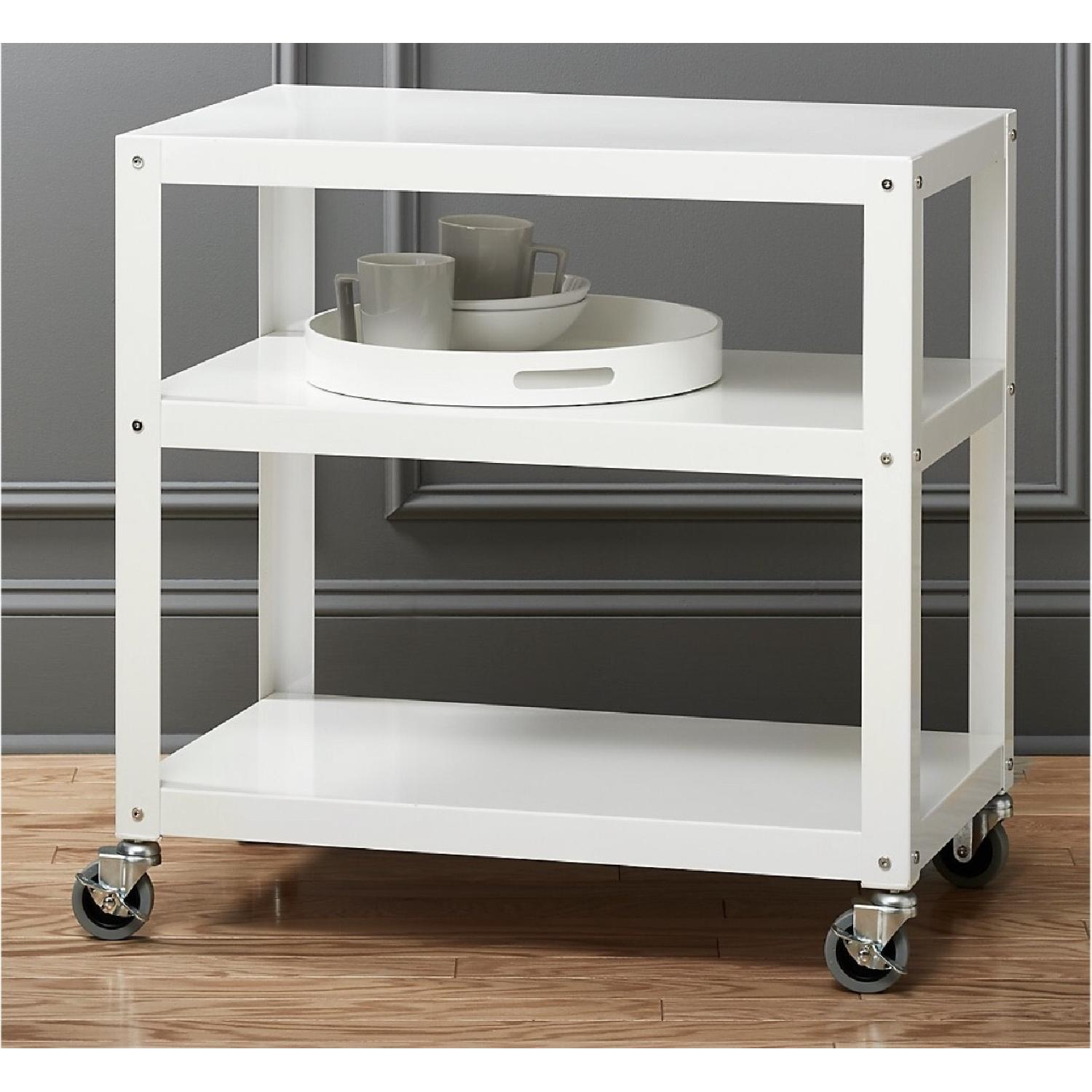CB2 Rolling Metal Cart - image-1