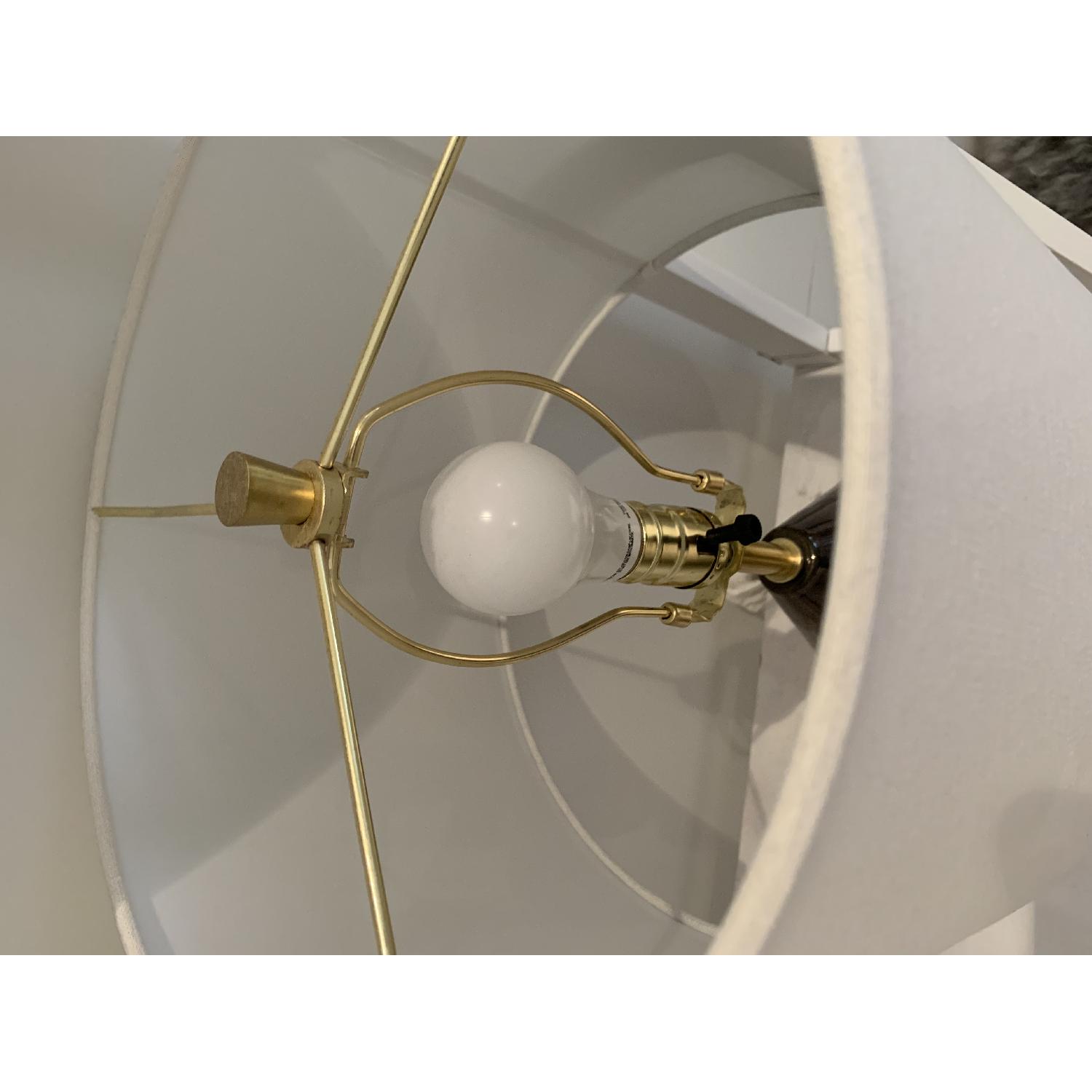 West Elm Metallic Gray Table Lamp - image-1