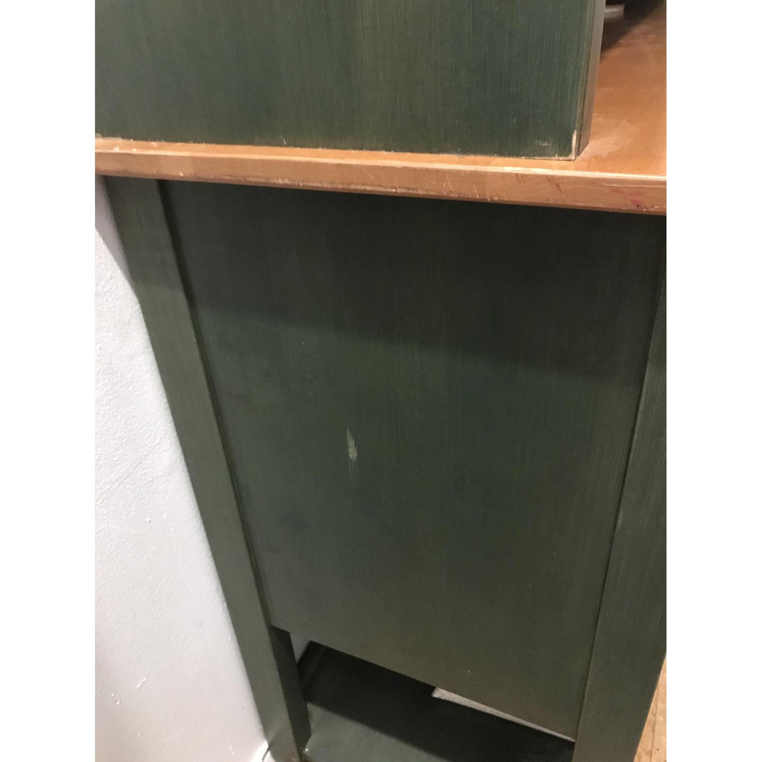 Ethan Allen Green China Cabinet - image-6