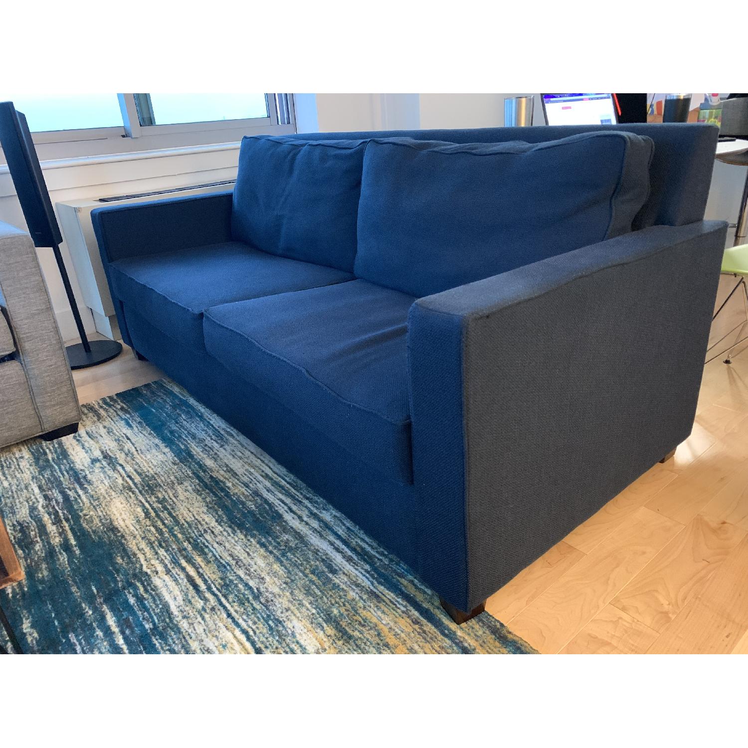 West Elm Henry Queen Sleeper Sofa in Mod Weave Fabric - image-2