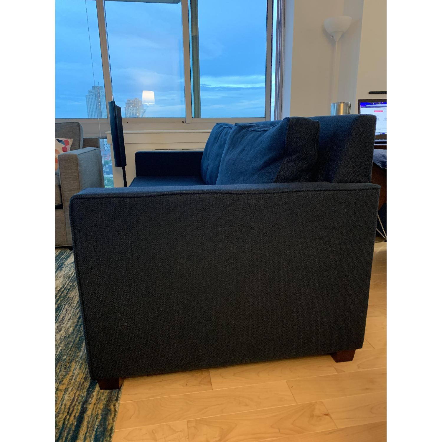 West Elm Henry Queen Sleeper Sofa in Mod Weave Fabric - image-3