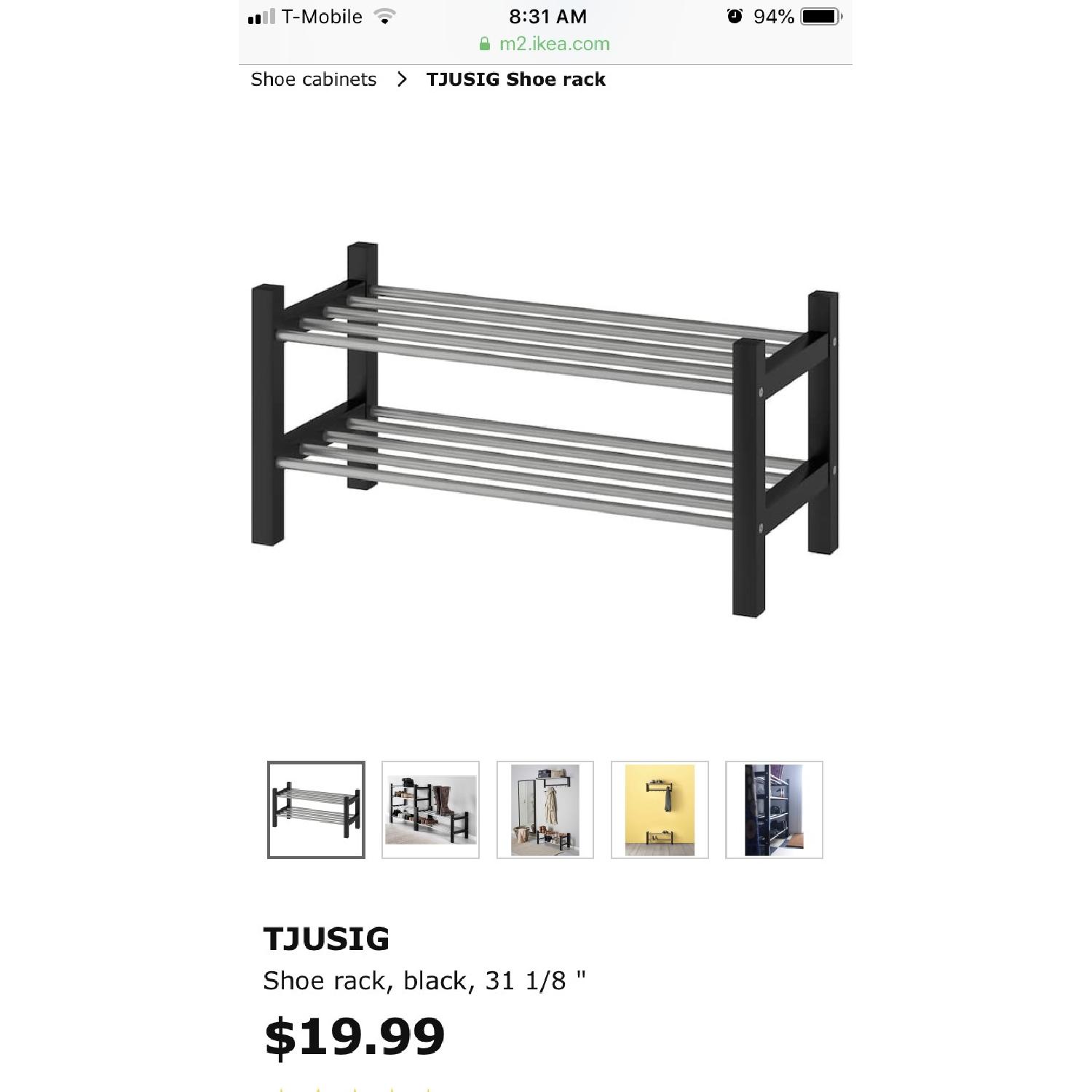 Ikea Tjusig Shoe Rack - image-1