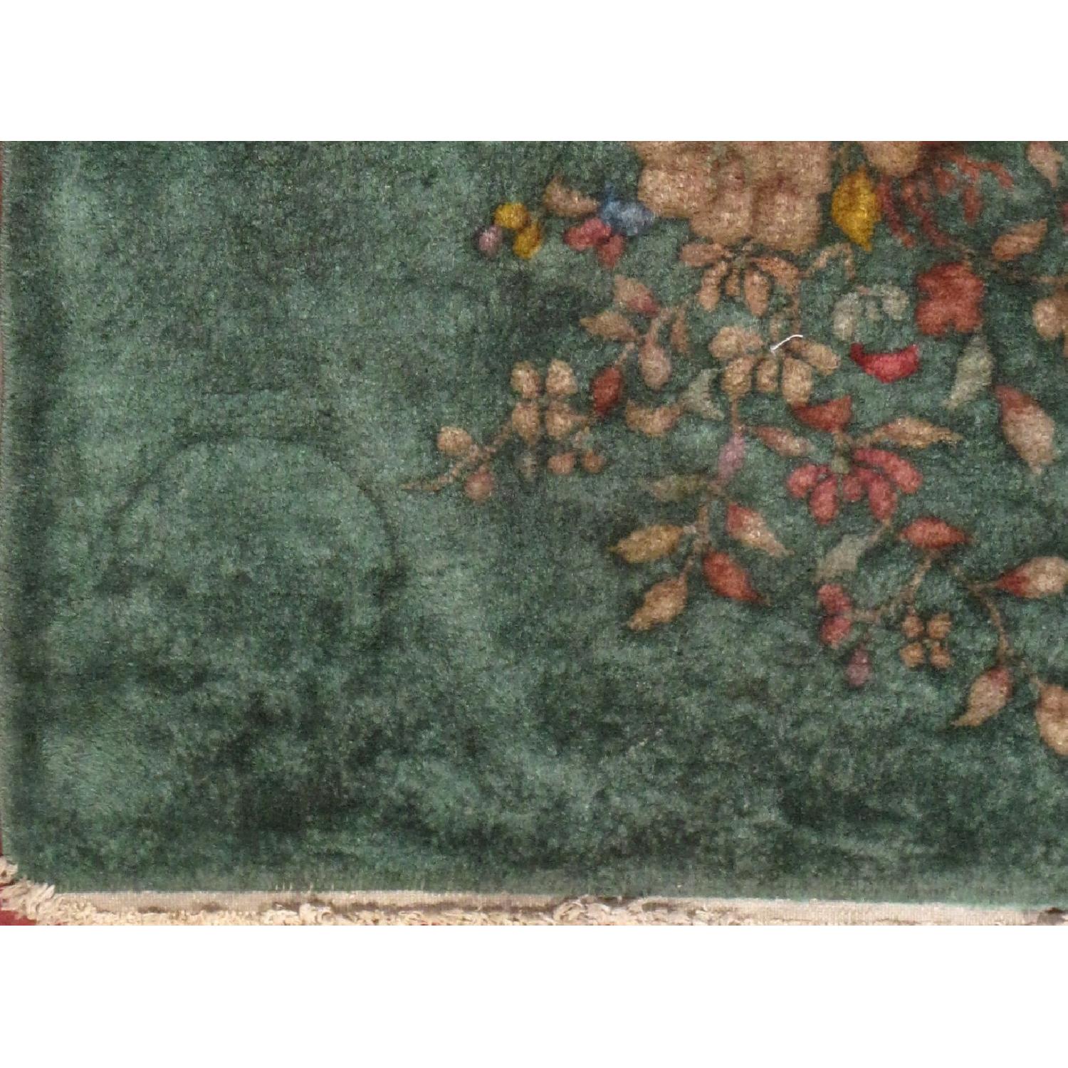 Antique Handmade Art Deco Chinese Rug - image-1