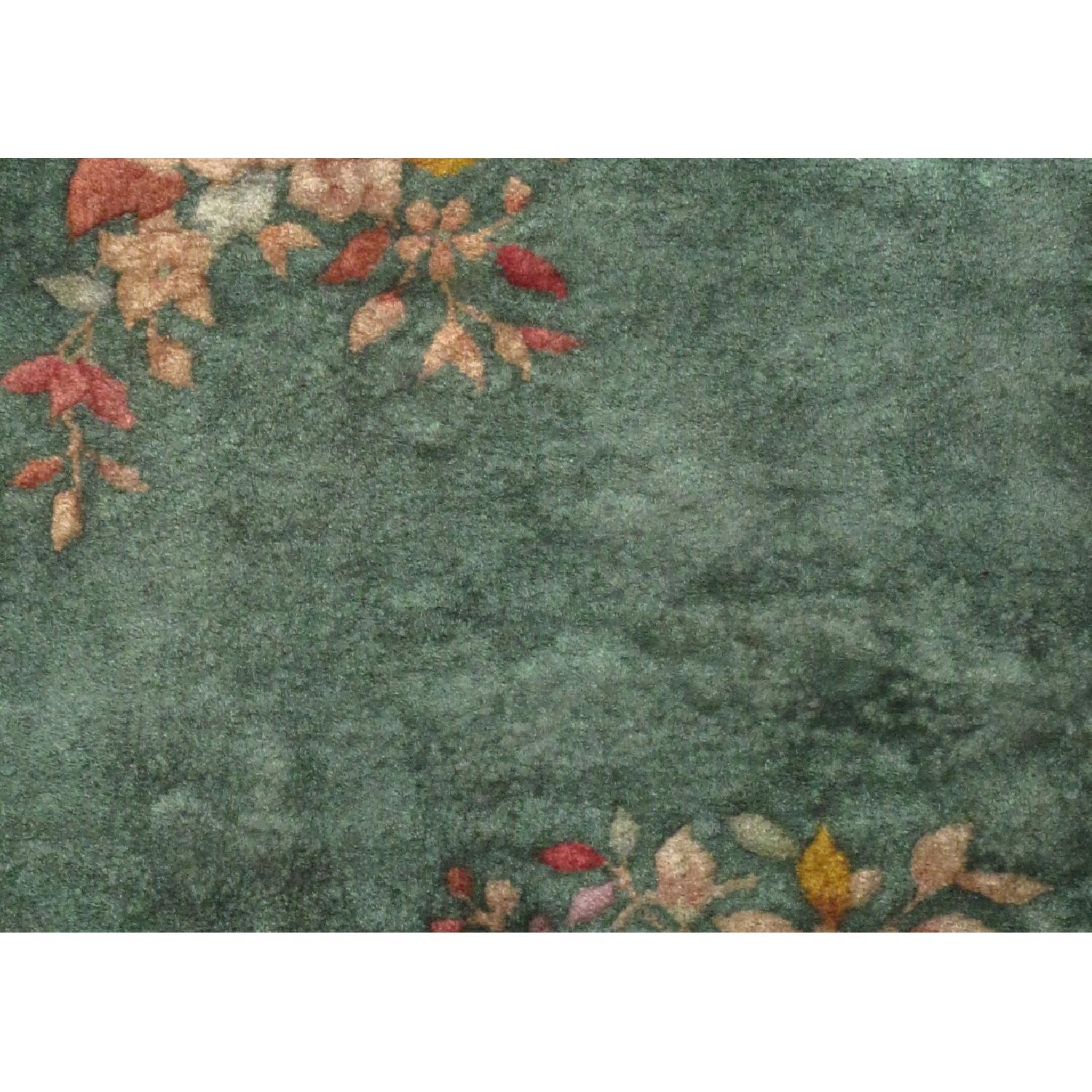 Antique Handmade Art Deco Chinese Rug - image-3