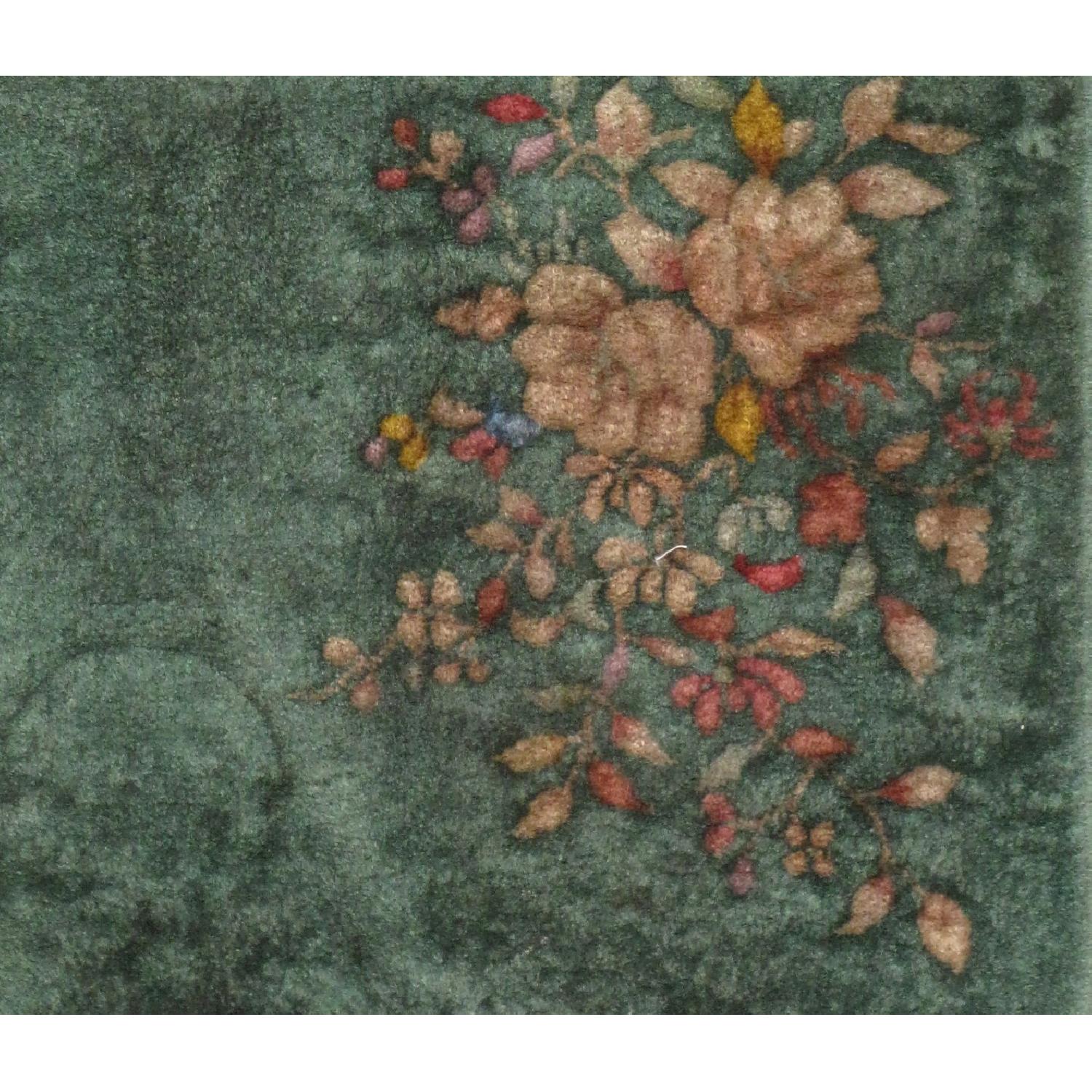 Antique Handmade Art Deco Chinese Rug - image-4