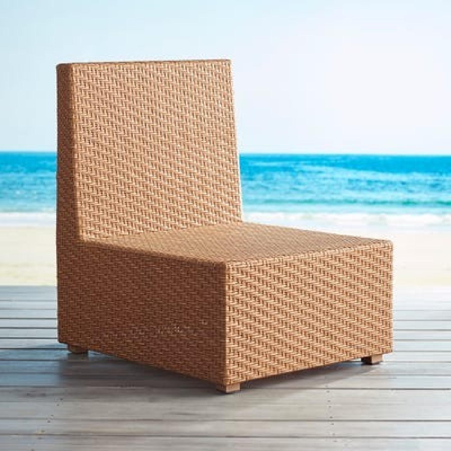 Pier 1 Wicker Outdoor 4-Piece Sectional Sofa - image-1