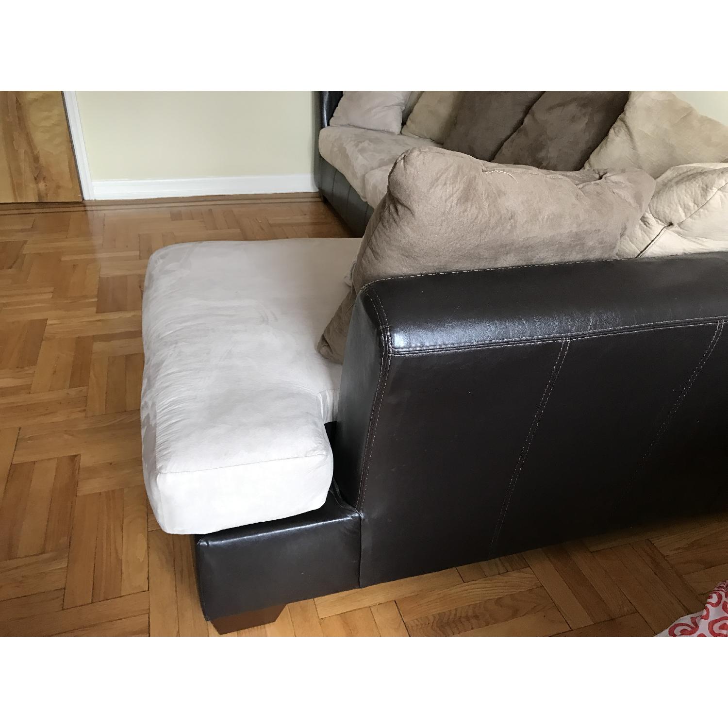 Ashley's Microfiber Sectional Sofa - image-3