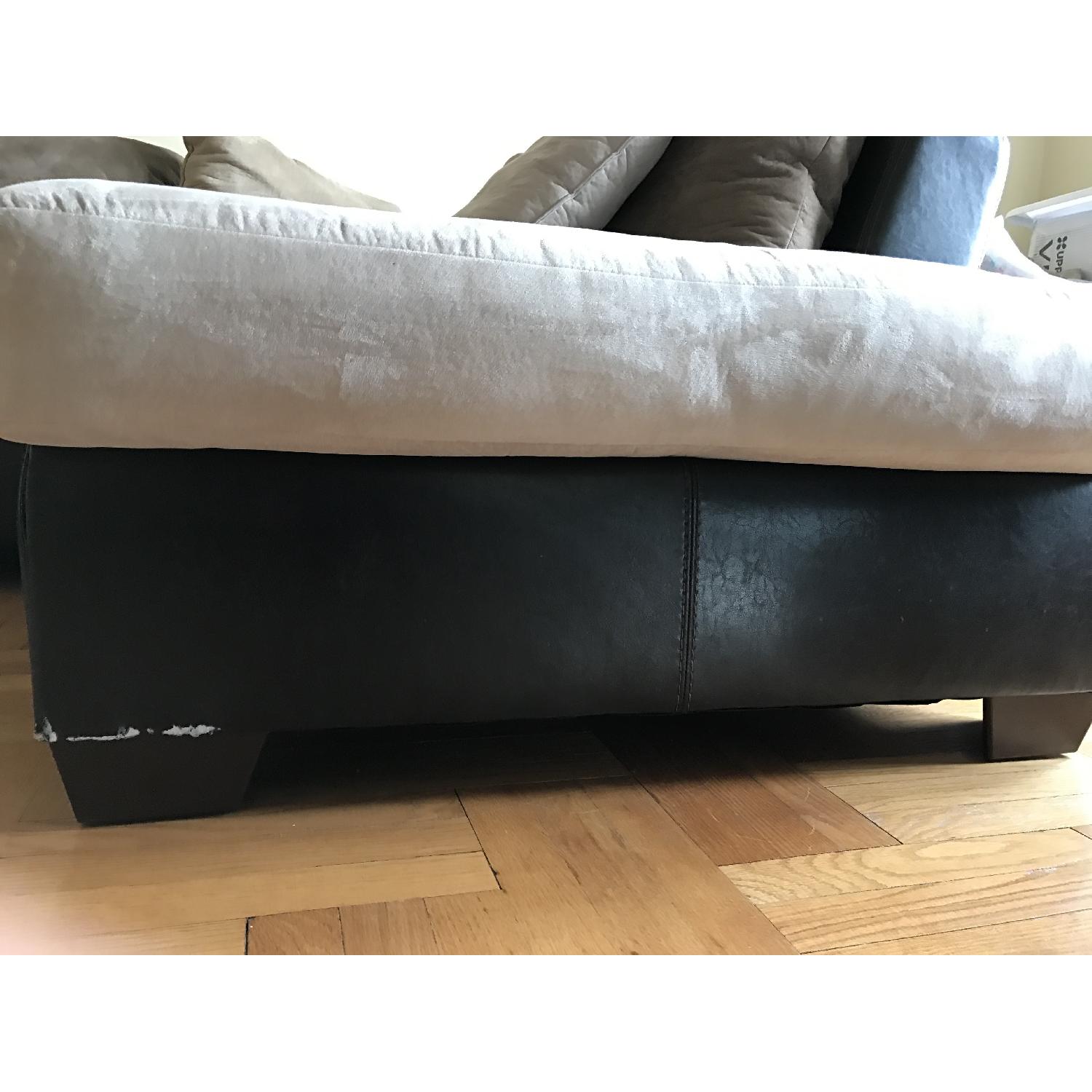 Ashley's Microfiber Sectional Sofa - image-4