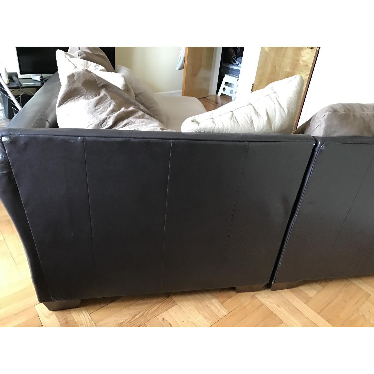 Ashley's Microfiber Sectional Sofa - image-7