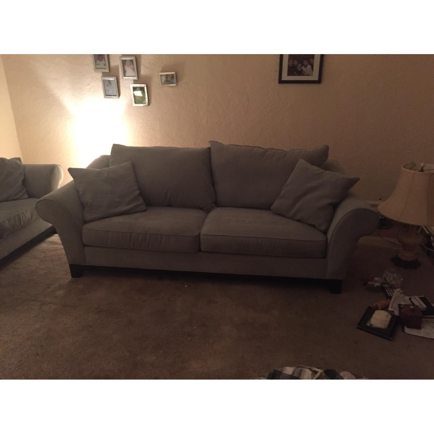Raymour & Flanigan Sleeper Sofa + Loveseat AptDeco