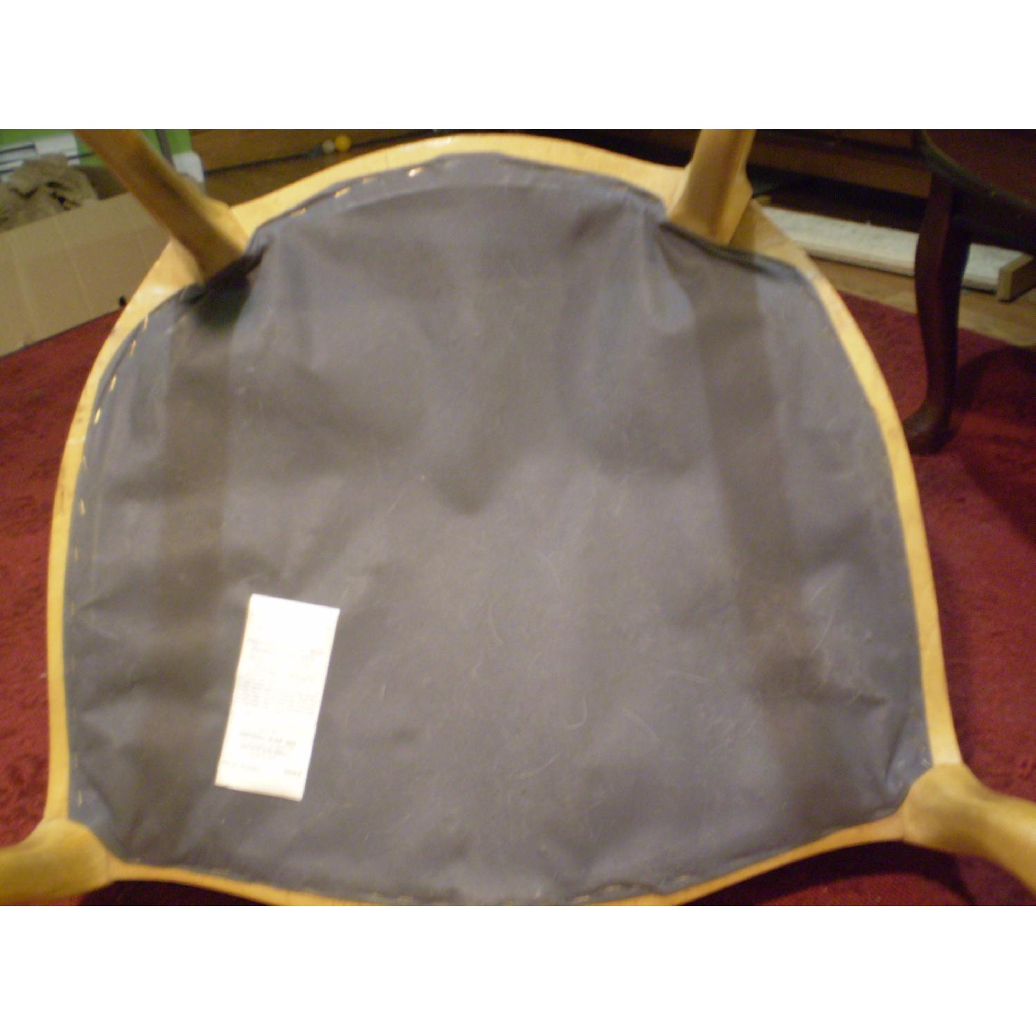 Chateau d'Ax Louis XVI Style Pink Cane Back Armchair - image-9