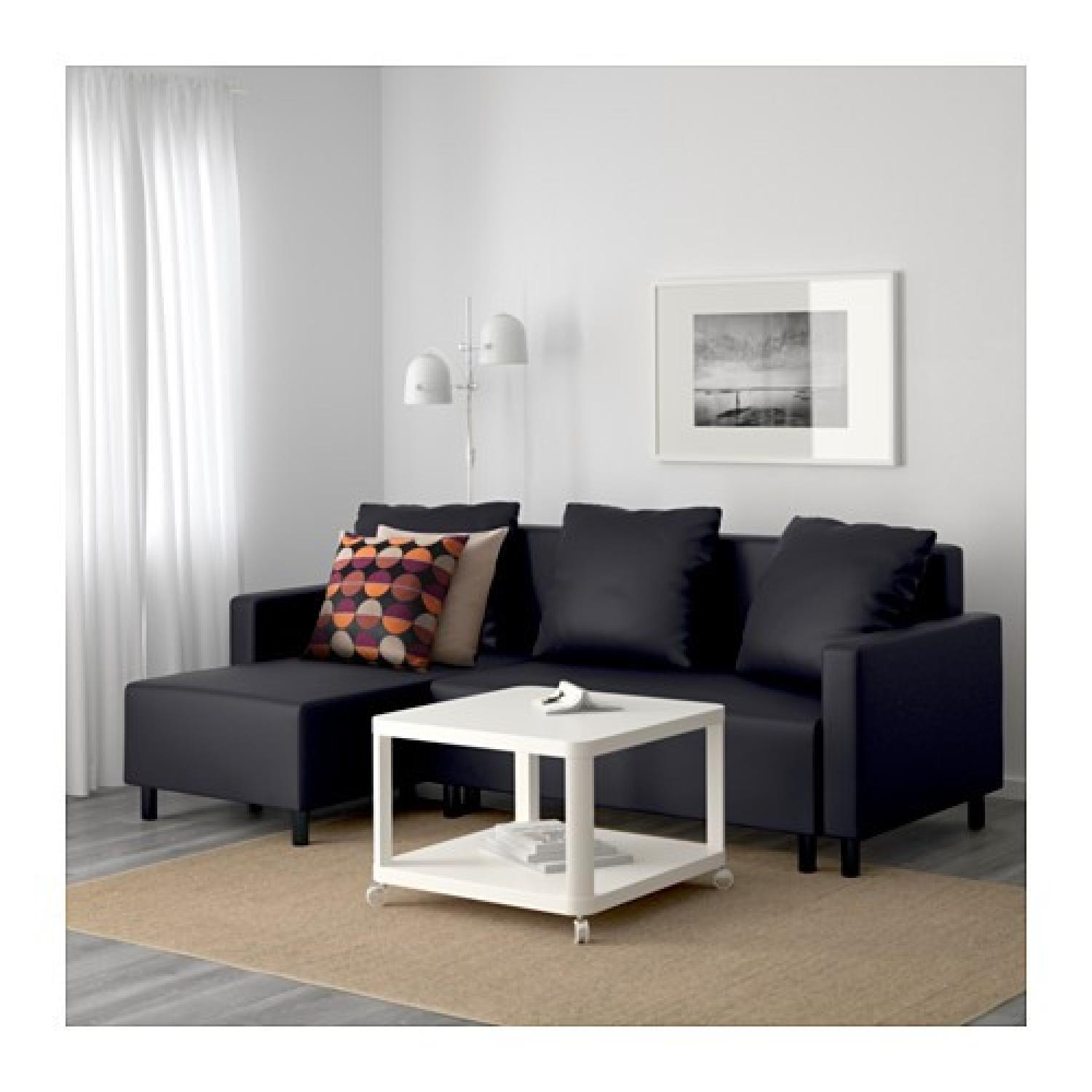 Ikea Lugnvik Sleeper Sectional in Grann Black - image-4