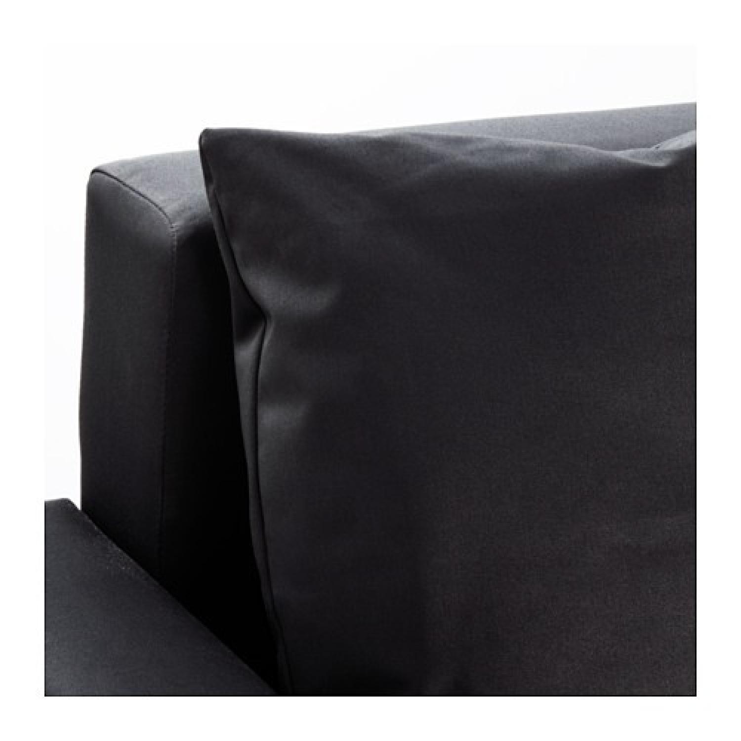 Ikea Lugnvik Sleeper Sectional in Grann Black - image-5