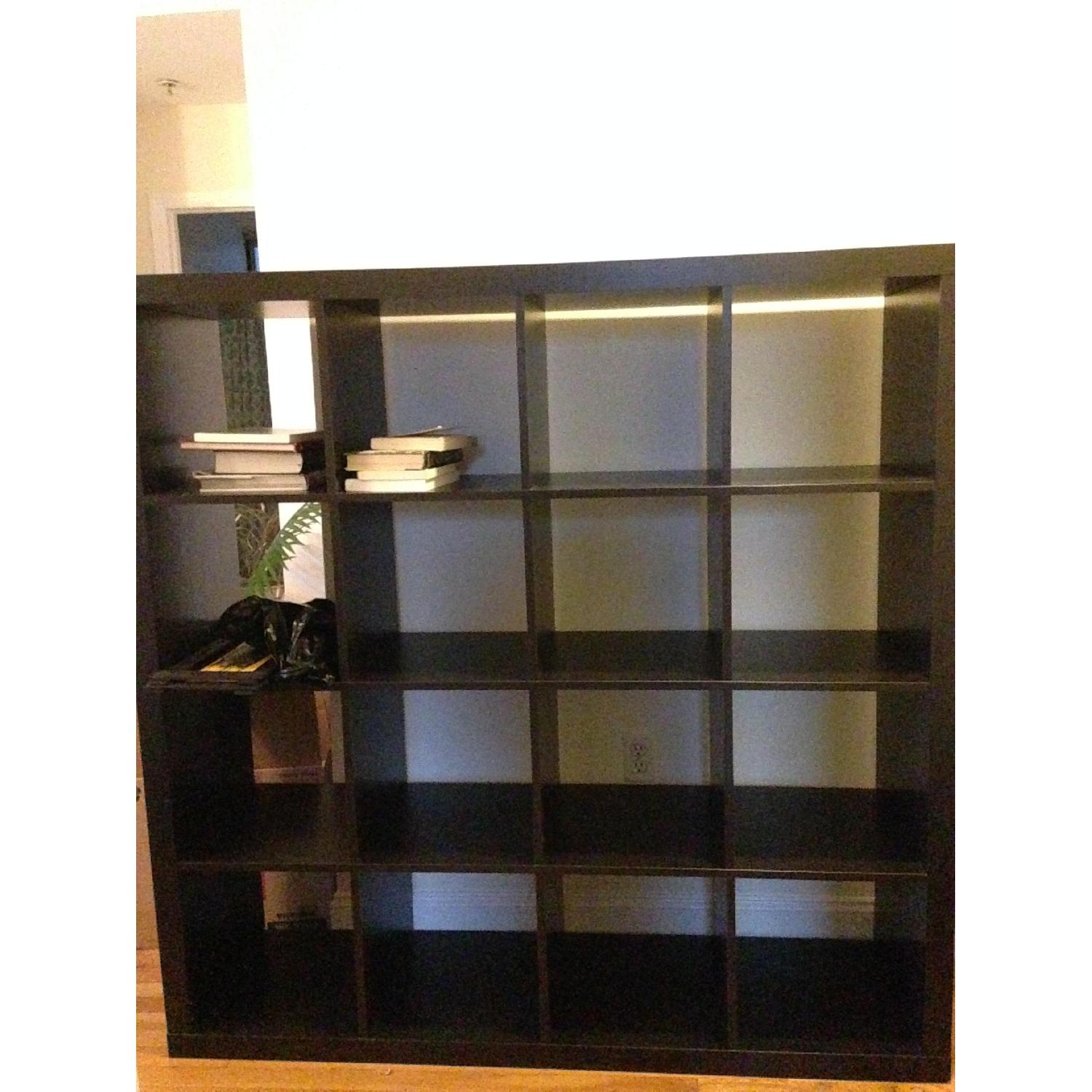 Ikea Kallax/Expedit BlackBrown Shelf AptDeco