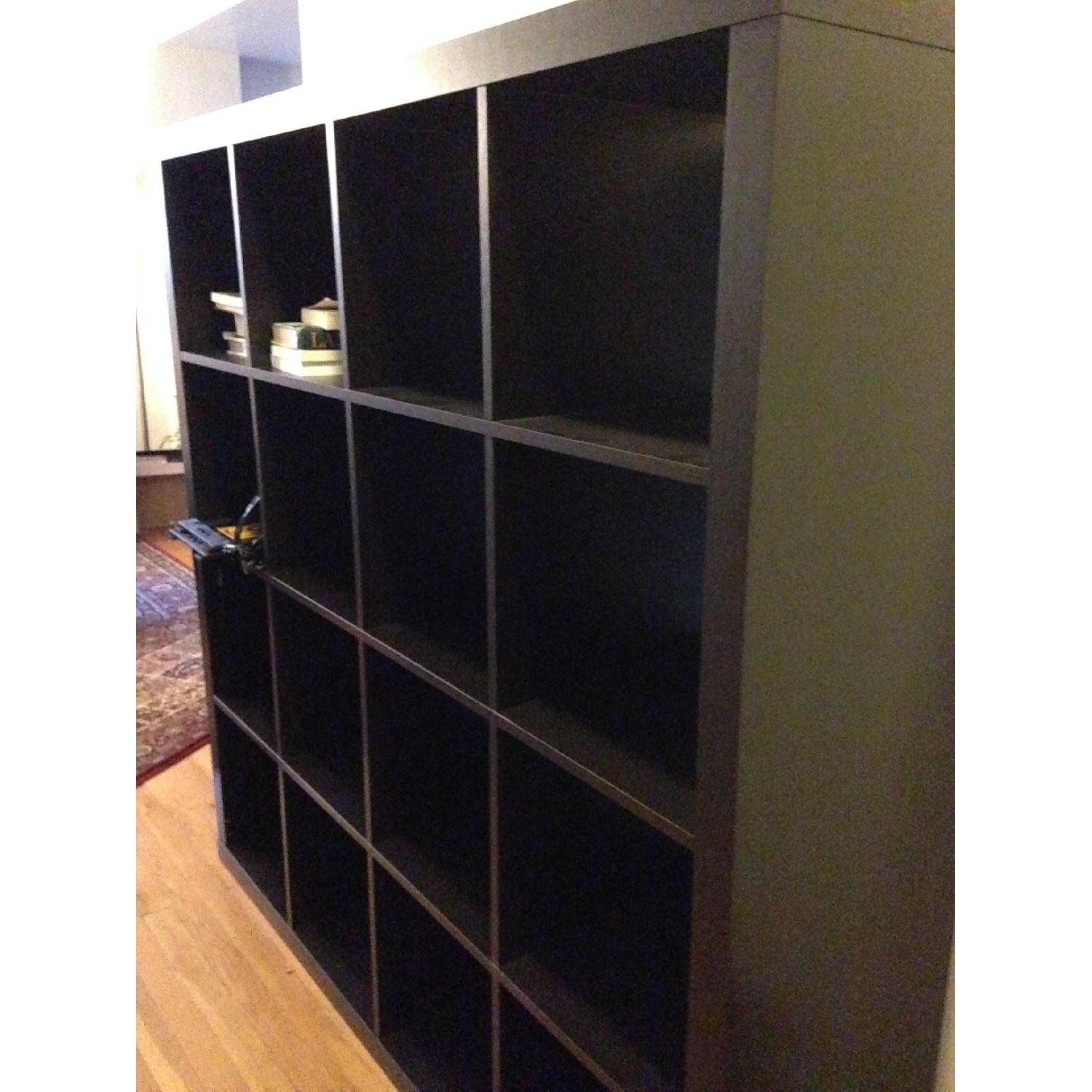 Ikea Kallax/Expedit BlackBrown Shelf AptDeco