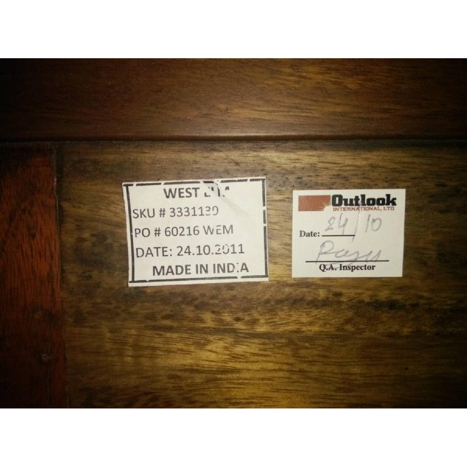 West Elm Flattop Wood Headboard & Footboard - image-4