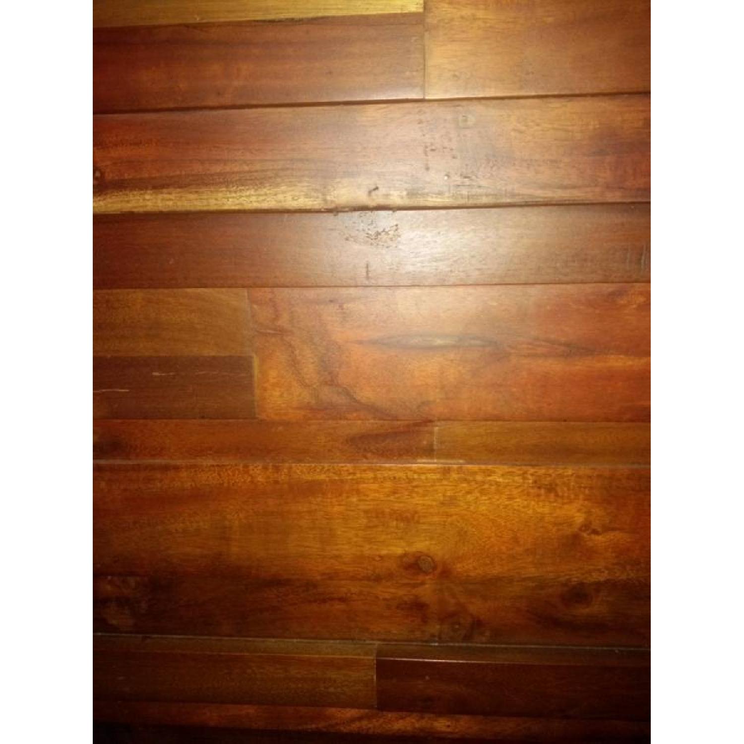 West Elm Flattop Wood Headboard & Footboard - image-5