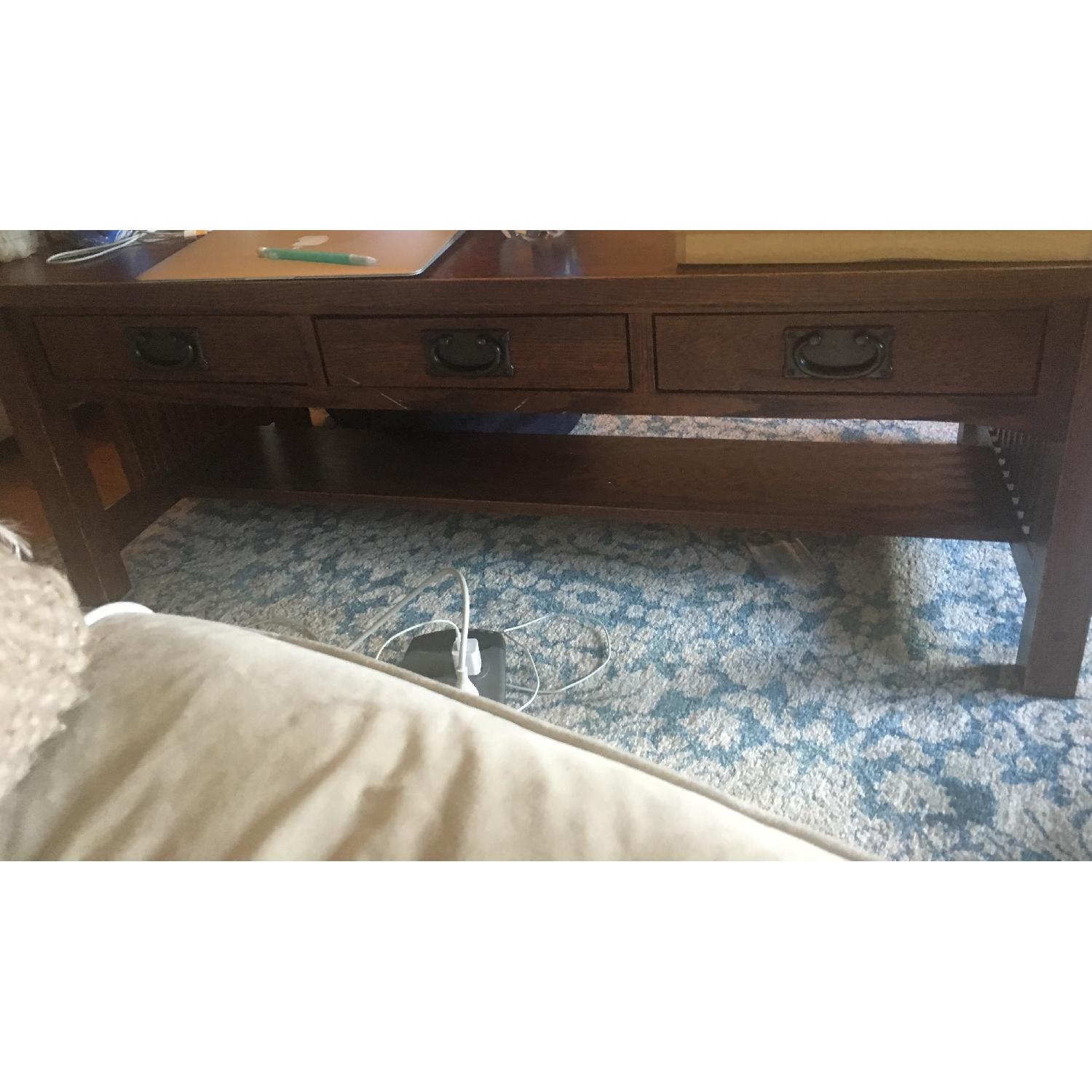 Mission Style Coffee Table - image-2