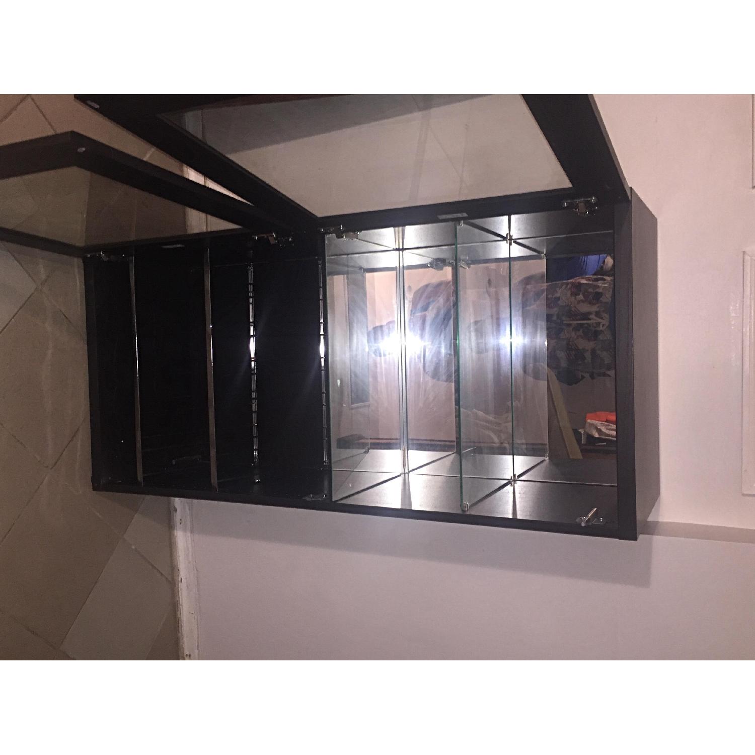 Ikea Besta Vassbo Shelves w/ Wine Bottle Storage - image-4